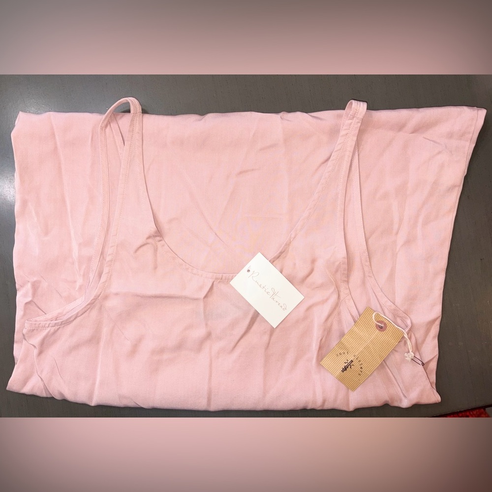 NWT Knot Sisters Blush Pink Lux Chemise Dress